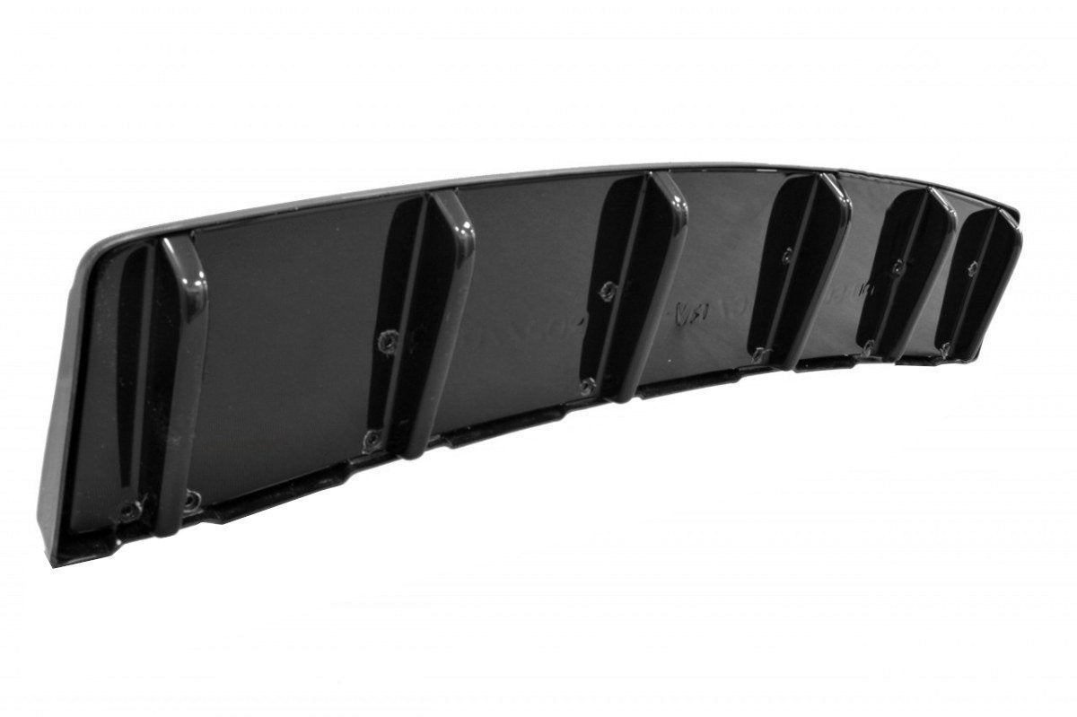 Mittlerer Diffusor Heck Ansatz für AUDI S6 C7 AVANT im DTM LOOK schwarz Hochglanz