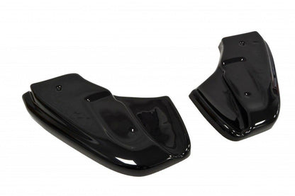 Heck Ansatz Flaps Diffusor für FORD FIESTA MK7 ST / STLINE / ZETEC S FACELIFT Carbon Look