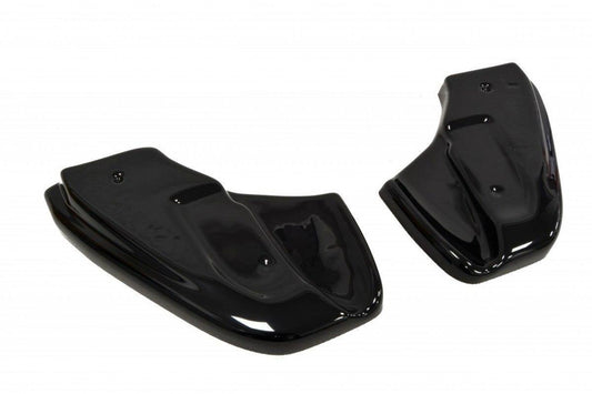 Heck Ansatz Flaps Diffusor für FORD FIESTA MK7 ST / STLINE / ZETEC S FACELIFT Carbon Look