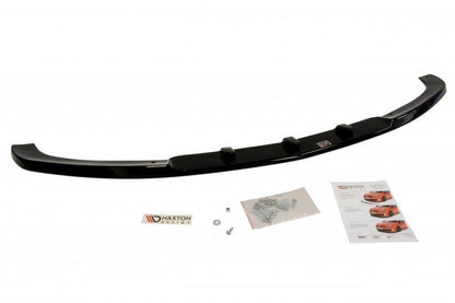 Front Ansatz für MERCEDES GLK W204 (FÜR STANDARD STOßSTANGE) schwarz matt