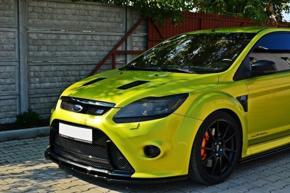Front Ansatz V.1 für Ford Focus RS Mk2 schwarz matt