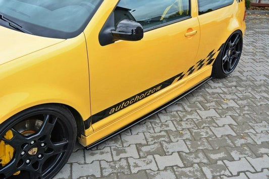 Seitenschweller Ansatz für VW GOLF 4 R32 schwarz matt