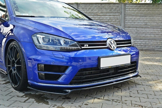 Front Ansatz V.2 für VW Golf 7 R / R-Line schwarz matt