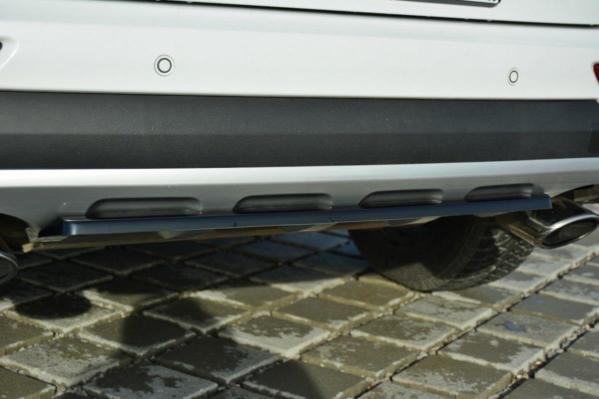 Mittlerer Diffusor Heck Ansatz für KIA SPORTAGE mk4 GT-Line schwarz matt