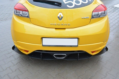 Diffusor Heck Ansatz für Heckschürze für RENAULT MEGANE MK3 RS