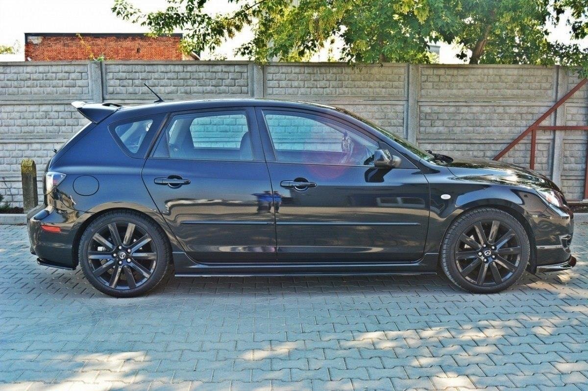 Seitenschweller Ansatz für MAZDA 3 MPS MK1 (vor Facelift) Carbon Look