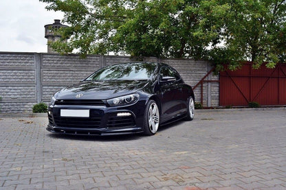 Front Ansatz für VW SCIROCCO R schwarz Hochglanz