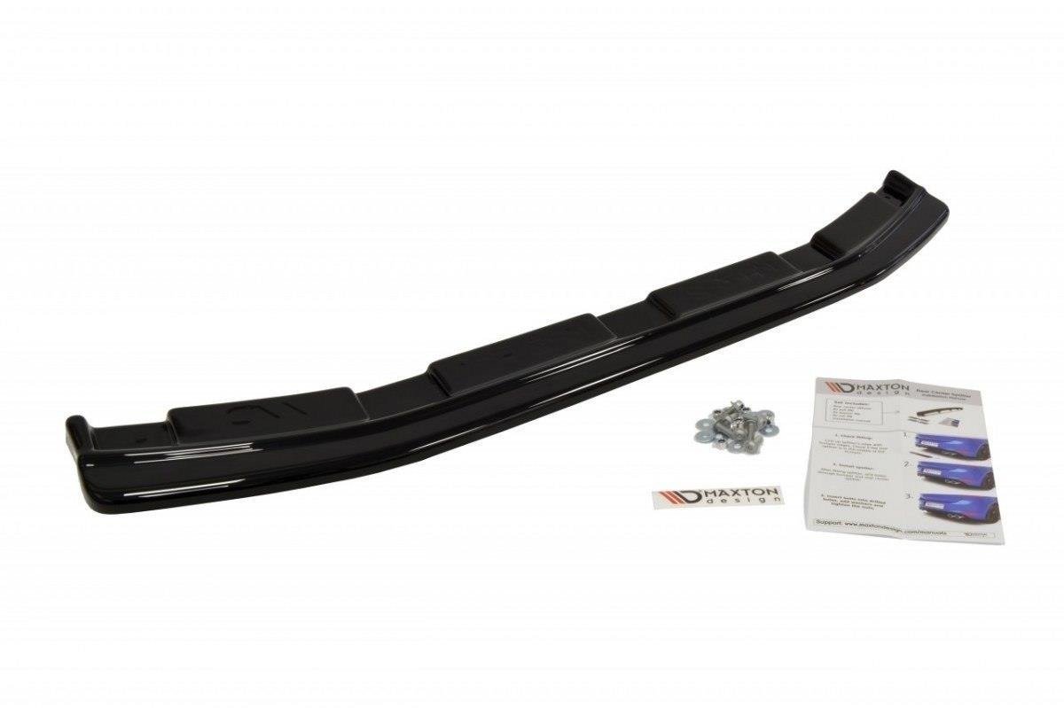 Mittlerer Diffusor Heck Ansatz für MAZDA 3 MK2 MPS  schwarz matt