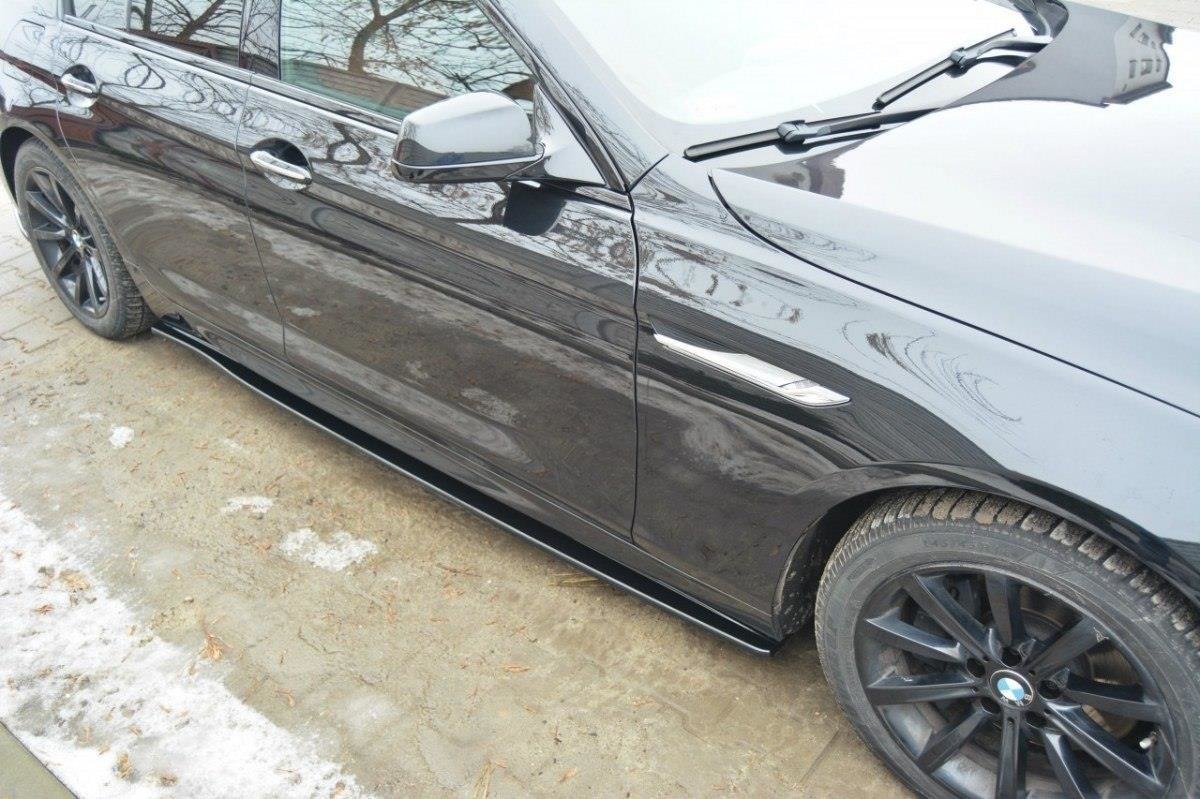 Seitenschweller Ansatz für BMW 6er Gran Coupé M Paket Carbon Look