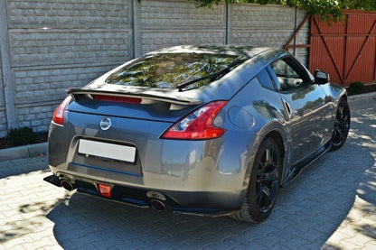 Heck Ansatz Flaps Diffusor für Nissan 370Z Carbon Look