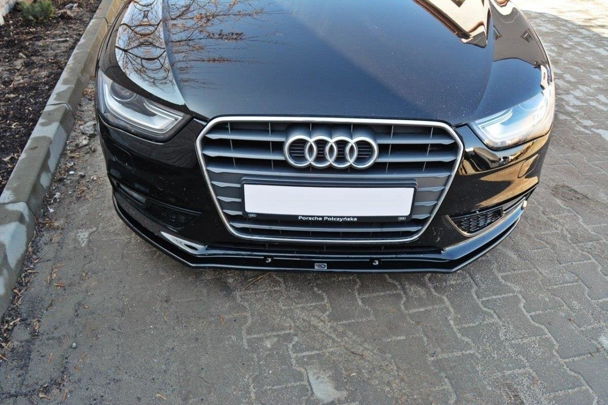 Front Diffuser V.1 Audi A4 B8 FL schwarz matt