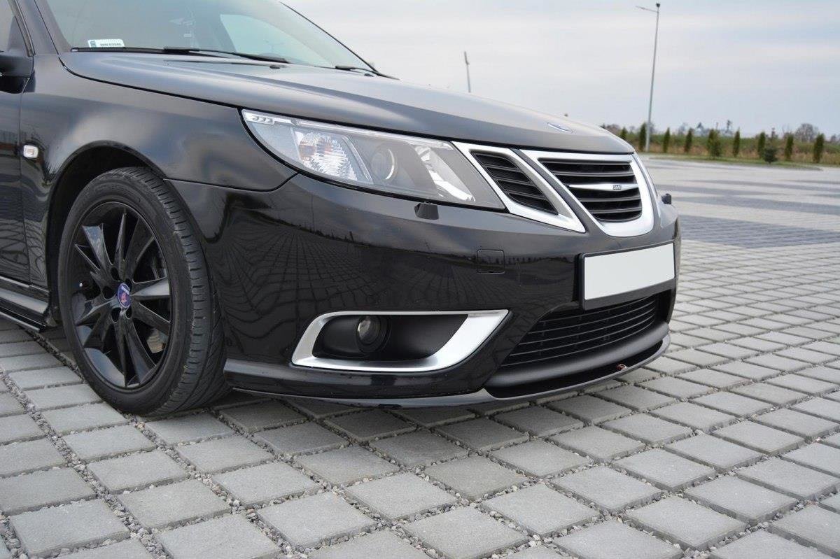 Front Ansatz für Saab 9-3 Aero Mk2 Facelift Carbon Look