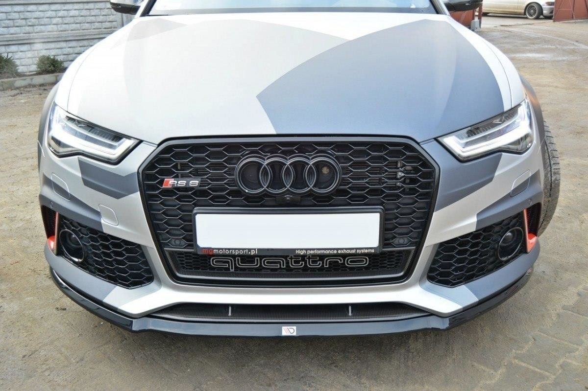 Front Ansatz V.2 für Audi RS6 C7 / C7 FL Carbon Look