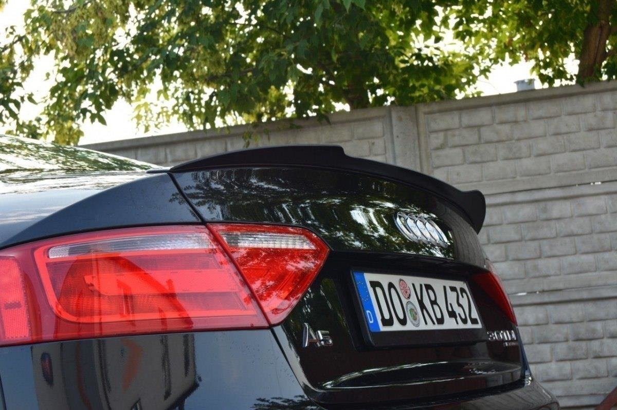 Spoiler CAP für Audi S5 / A5 / A5 S-Line 8T / 8T FL Coupe Carbon Look