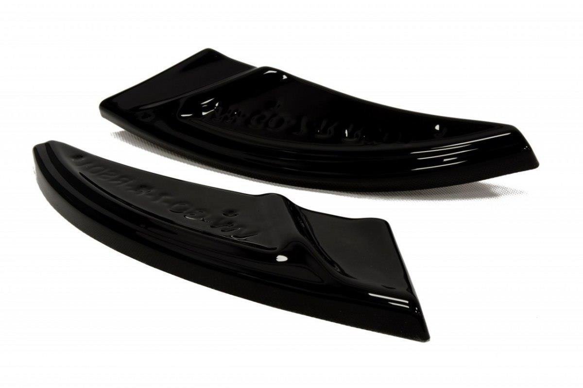 Heck Ansatz Flaps Diffusor V.1 für VW Golf 7 R / R-Line  schwarz matt