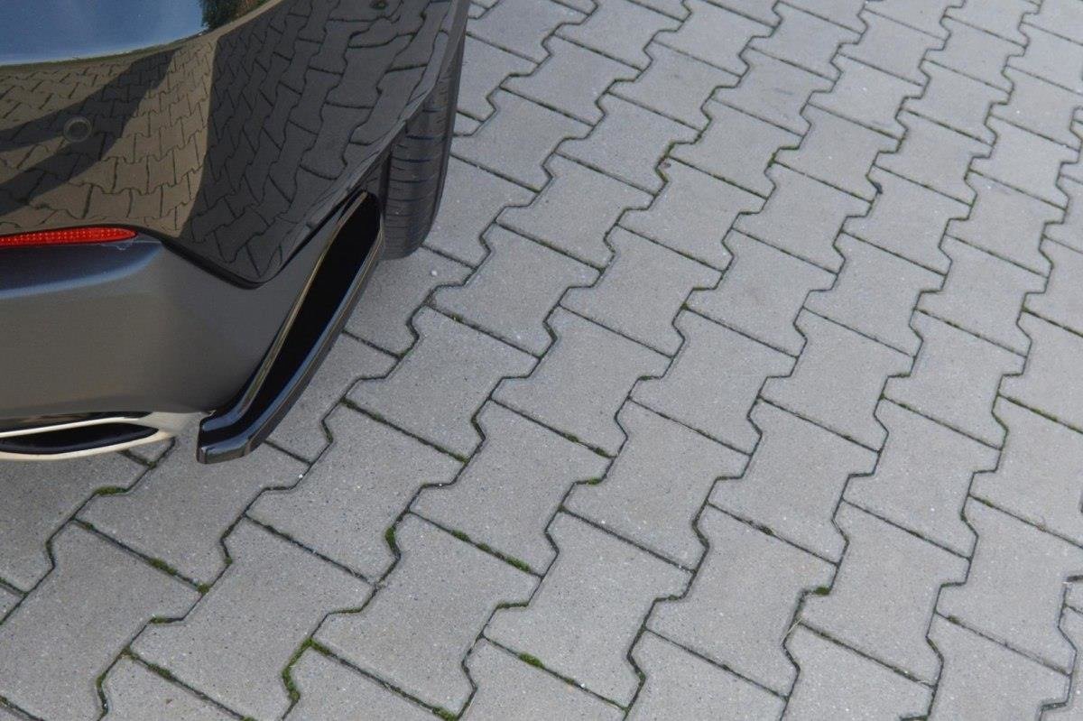 Heck Ansatz Flaps Diffusor für Lexus NX Mk1 T Carbon Look