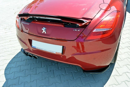 Heck Ansatz Flaps Diffusor für PEUGEOT RCZ  Carbon Look
