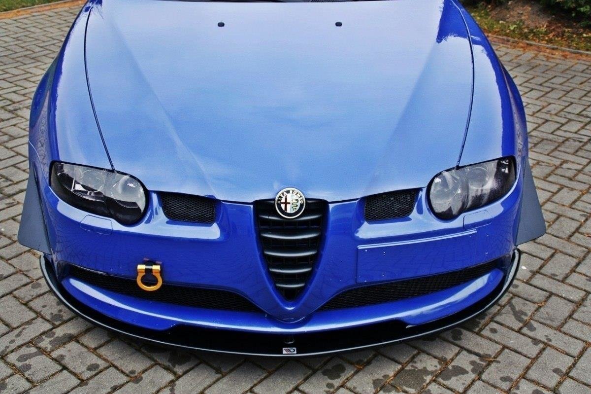 Front Ansatz für ALFA ROMEO 147 GTA schwarz matt