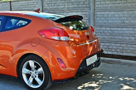 Spoiler CAP für Hyundai Veloster schwarz Hochglanz