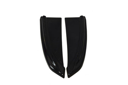 Heck Ansatz Flaps Diffusor für Audi A8 D4 schwarz matt