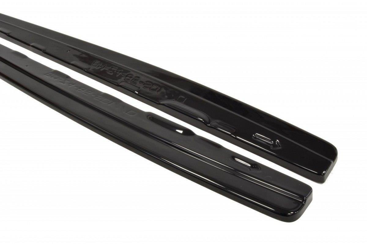 Seitenschweller Ansatz für BMW Z4 E85 / E86 vor Facelift schwarz Hochglanz