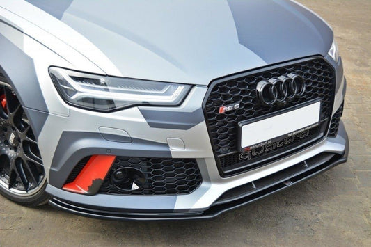 Front Ansatz V.1 für Audi RS6 C7 / C7 FL schwarz matt
