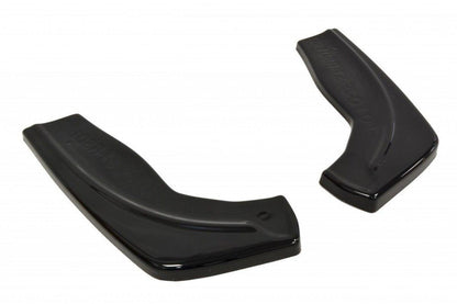 Heck Ansatz Flaps Diffusor für v.1 FORD FOCUS II ST Facelift schwarz matt