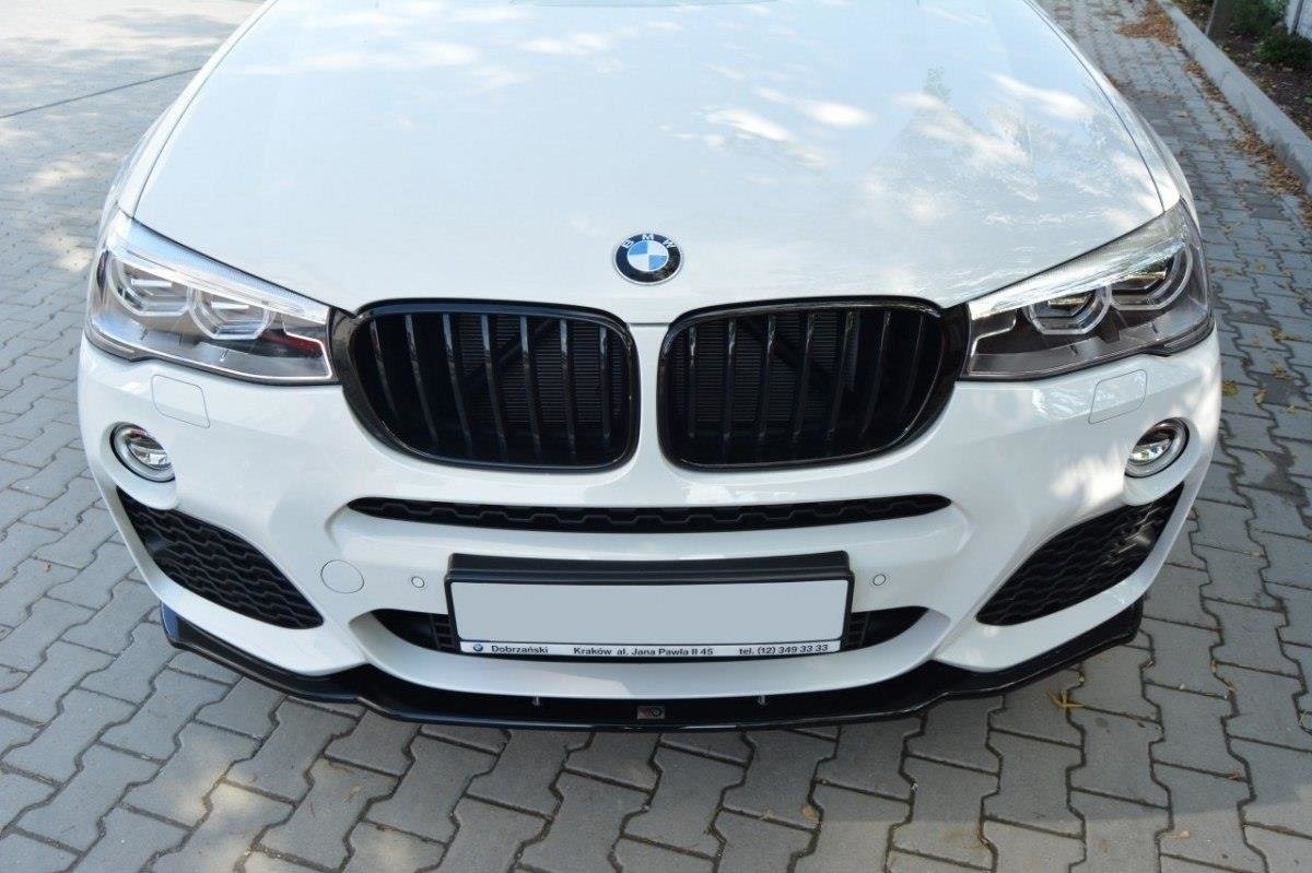 Front Ansatz für BMW X4 M Paket schwarz matt