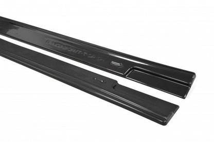 Seitenschweller Ansatz für HONDA ACCORD VII TYPE-S schwarz matt