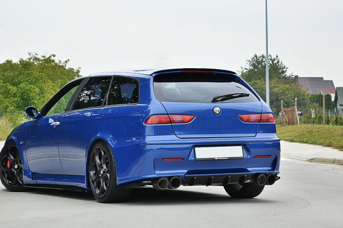 Spoiler CAP für ALFA ROMEO 156 GTA SW Carbon Look
