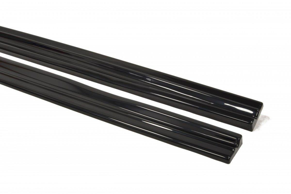 Seitenschweller Ansatz für SEAT LEON MK2 CUPRA / FR  schwarz Hochglanz
