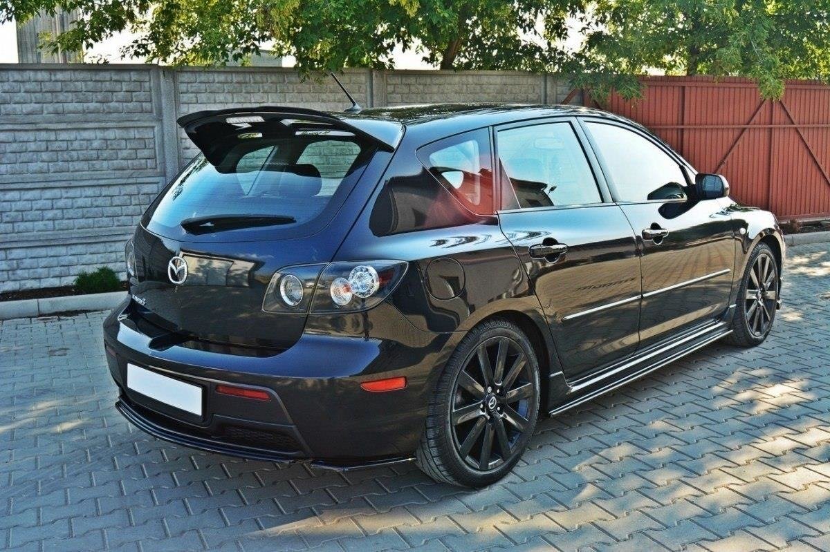 Spoiler CAP für MAZDA 3 MPS MK1 (PREFACE) schwarz matt