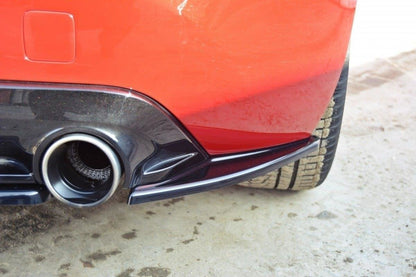 Heck Ansatz Flaps Diffusor für PEUGEOT 308 II GTI Carbon Look
