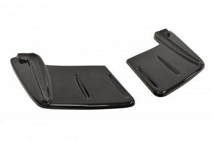 Heck Ansatz Flaps Diffusor für Mitsubishi Lancer Evo X schwarz matt