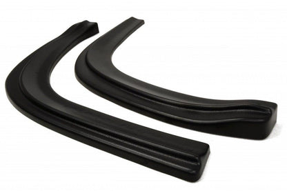 Heck Ansatz Flaps Diffusor für FORD Focus 3 ST Turnier schwarz matt