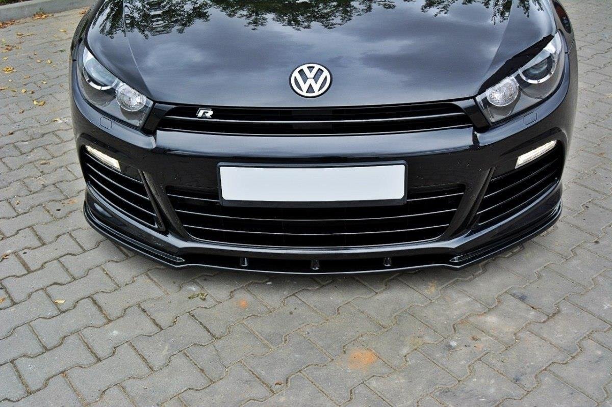 Front Ansatz für VW SCIROCCO R schwarz Hochglanz