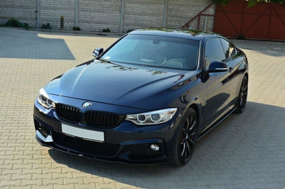 Front Ansatz für v.1 BMW 4er F32 M Paket Carbon Look