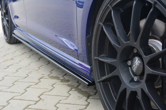 Seitenschweller Ansatz für V.1 für VW Golf 7 R / R-Line Carbon Look
