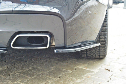 Heck Ansatz Flaps Diffusor für BMW 6er Gran Coupé M Paket Carbon Look