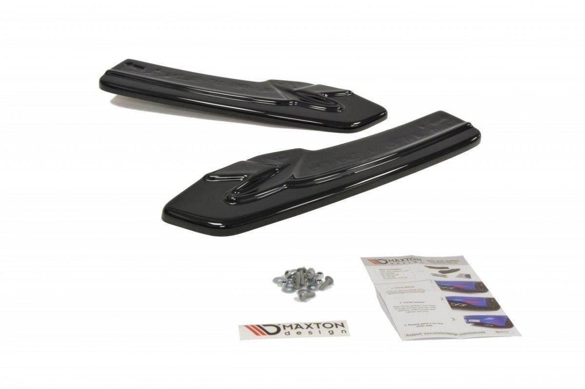 Heck Ansatz Flaps Diffusor für AUDI A5 S-LINE Facelift Carbon Look