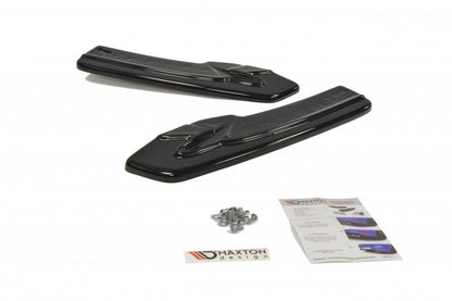 Heck Ansatz Flaps Diffusor für Audi A5 S-Line 8T FL Coupe schwarz matt
