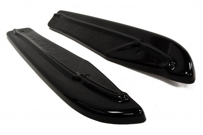 Heck Ansatz Flaps Diffusor für SKODA OCTAVIA III RS FACELIFT Carbon Look