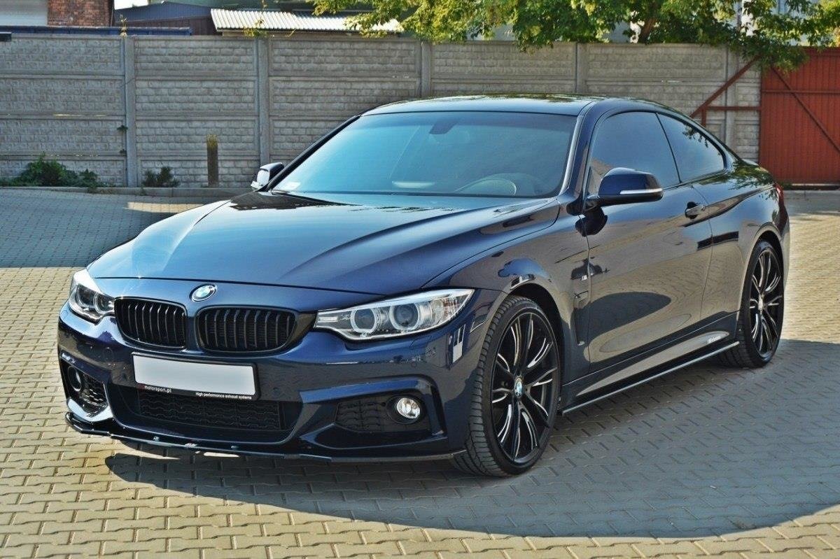 Seitenschweller Ansatz für BMW 4er F32 M Paket Carbon Look
