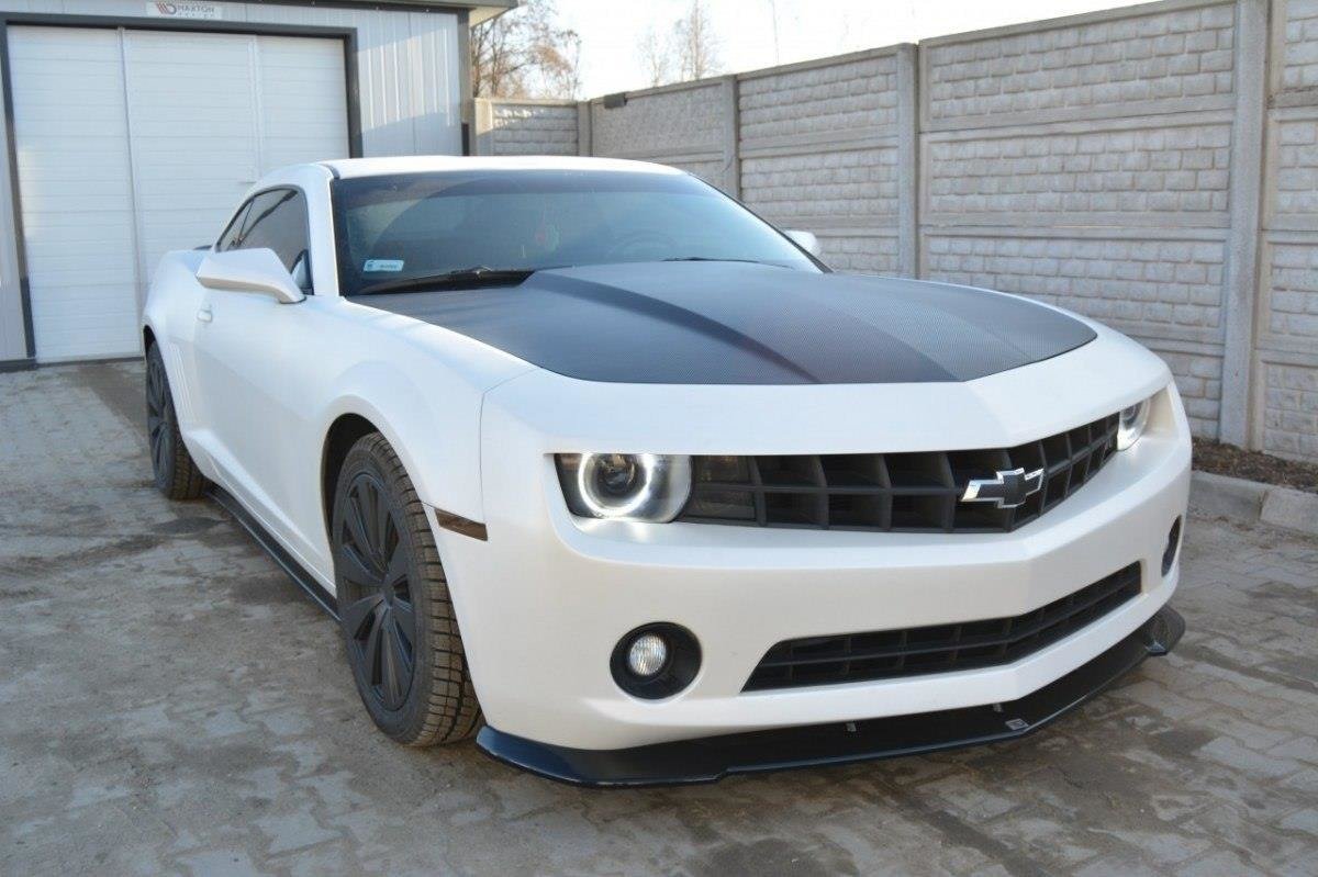 Front Ansatz für Chevrolet Camaro 5 schwarz Hochglanz