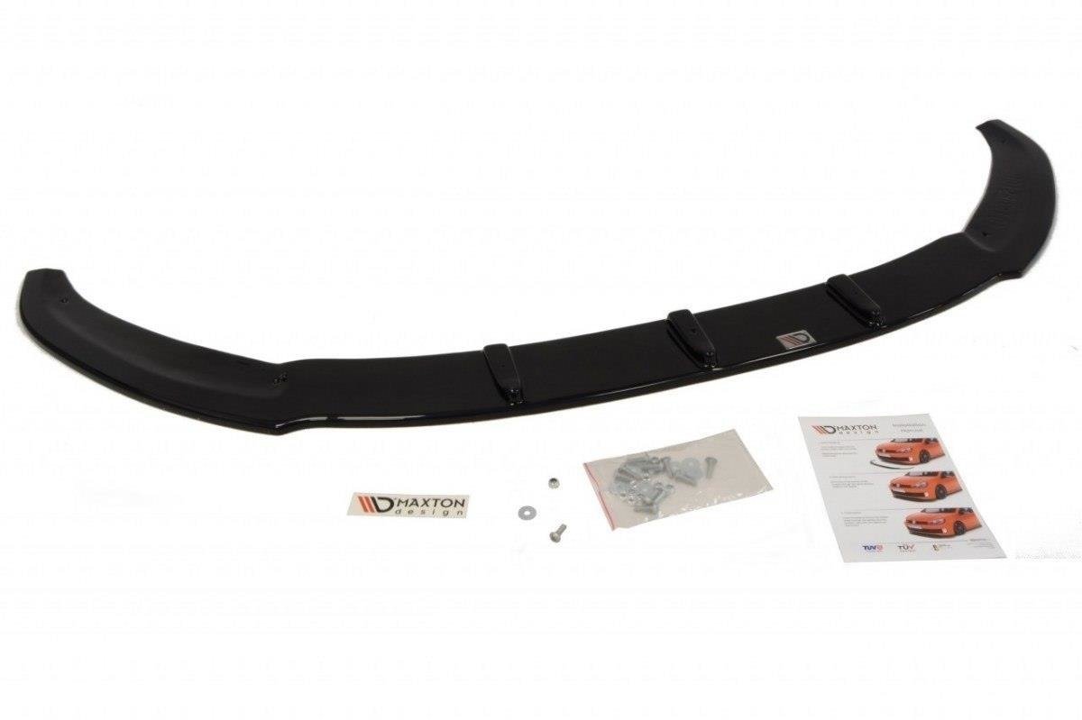 Front Ansatz für (RS Look Stoßstange) Ford Fiesta Mk7  schwarz Hochglanz