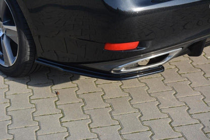 Heck Ansatz Flaps Diffusor für Lexus GS Mk4 Facelift T schwarz Hochglanz