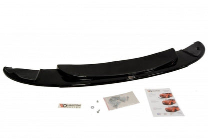 Front Ansatz für BMW 1er E87 M-Design schwarz Hochglanz