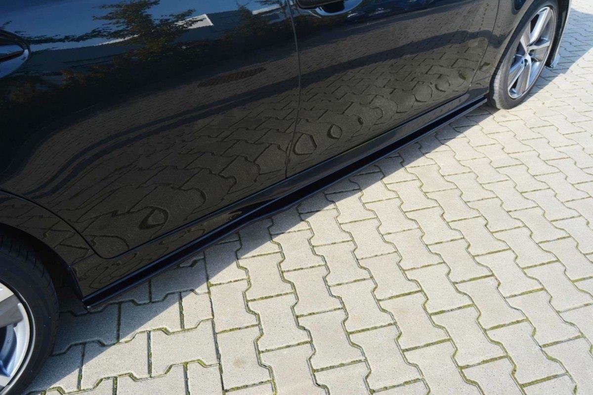 Seitenschweller Ansatz für Lexus GS Mk4 Facelift schwarz matt