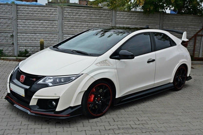 Front Ansatz für v.2 HONDA CIVIC IX TYPE R schwarz matt