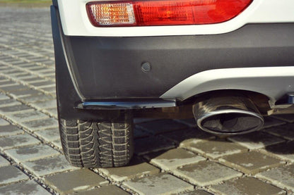 Heck Ansatz Flaps Diffusor für KIA SPORTAGE mk4 GT-Line schwarz Hochglanz